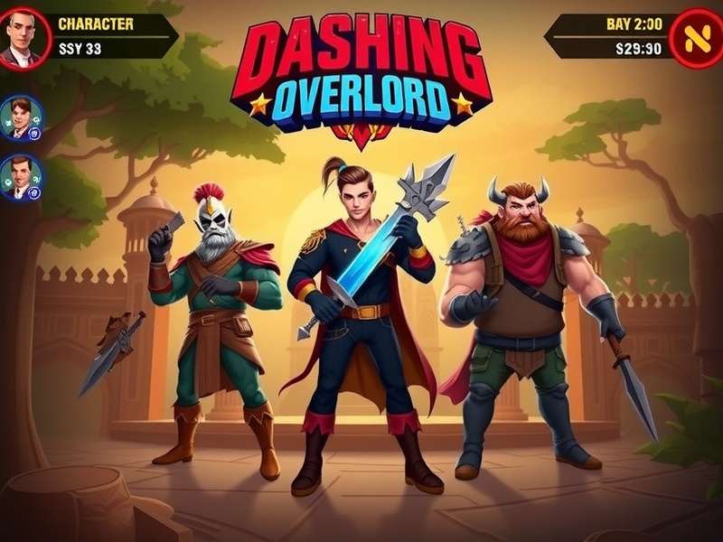 Dashing Delhi Overlord gameplay screenshot